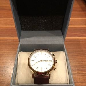 Skagen smart watch in leather